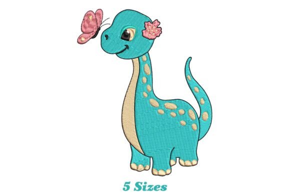 Cute Dinosaur with Butterfly: A Designer’s Take for Small Business Merch