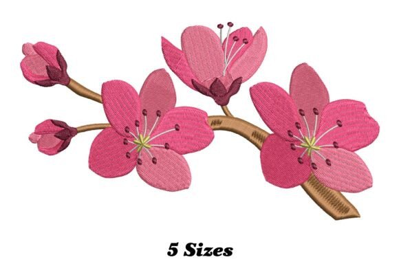 Delightful Cherry Blossom Flower: A Designer’s Review for Sweatshirt Embroidery