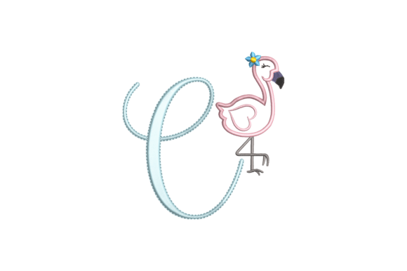 Flamingo Alphabet C: A Seasonal Monogram Review