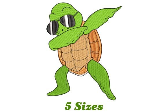 Funny Dabbing Sea Turtle: A Seasonal Embroidery Review