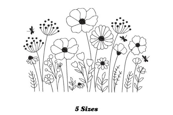 h1Enchanting Wildflowers: A Versatile Embroidery Design for Personalized Gifts/h1