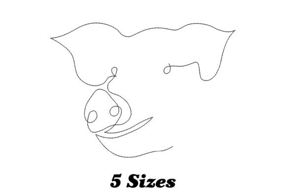 Line Pig Embroidery Design: A Designer's Review