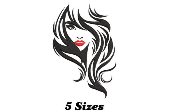 Woman s Face: A Touch of Charm for Personalized Embroidery
